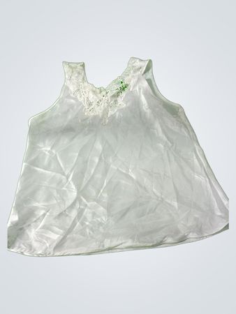 White Cami Top with Lace Detail