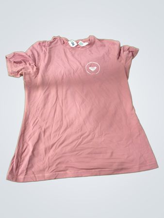Pink T-Shirt with White Logo