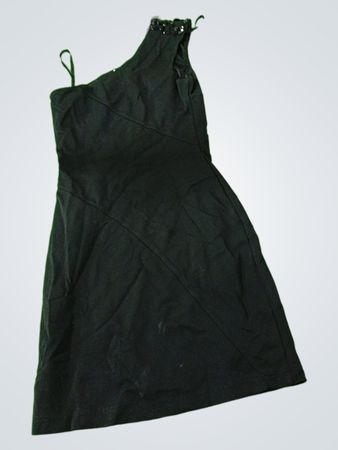 Black One-Shoulder Dress