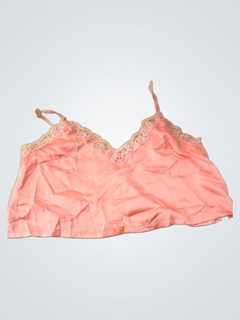 Pink Lace Trim Camisole