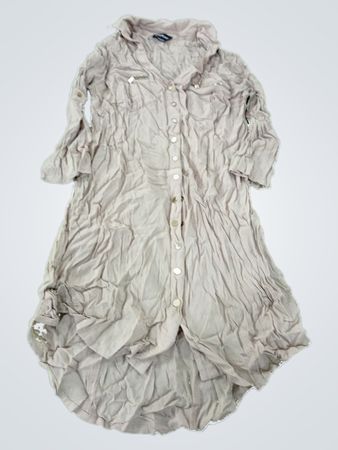 Gray Long Sleeve Dress
