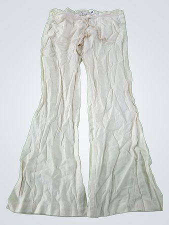 White Flared Pants