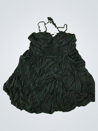 Black Ruffled Top