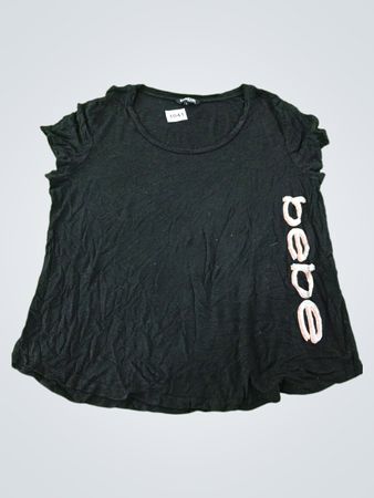bebe Sport Black Sleeveless Top