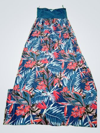 Blue Floral Maxi Dress
