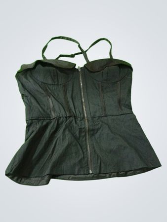 Bebe Corset Peplum Top