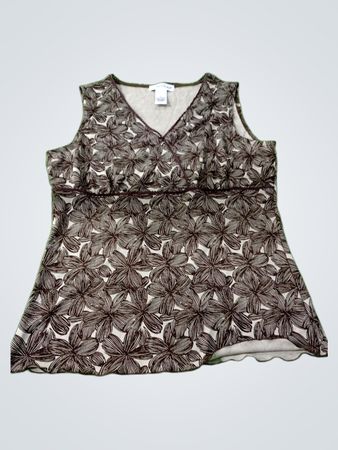 Sarah Florence Floral Sleeveless Top