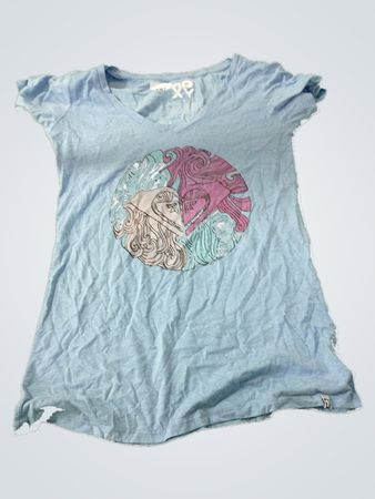 H&M Blue Graphic T-Shirt