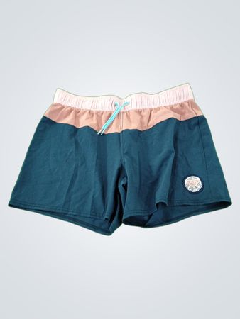 Blue and Beige Shorts