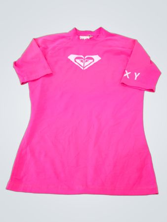 Pink T-Shirt with White Logo