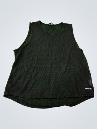 Bebe Sport Black Mesh Tank Top