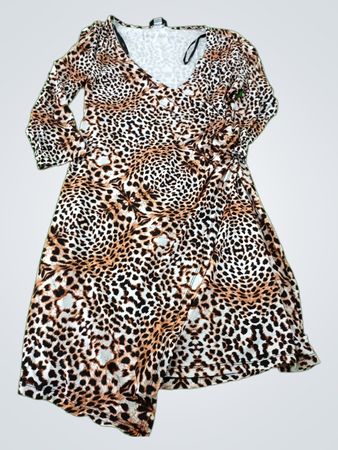 bebe Leopard Print Dress