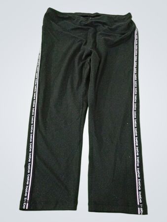 Bebe Sport Black Logo Trim Pants