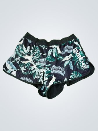 bebe Tropical Leaf Shorts