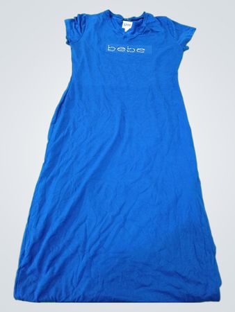 Bebe Blue T-Shirt Dress