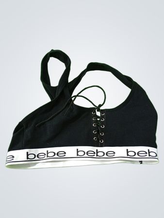 Bebe Black Sports Bra