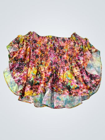 Floral Smocked Top