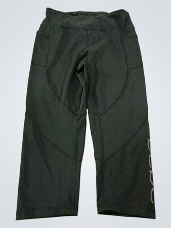 Bebe Sport Black Athletic Capris