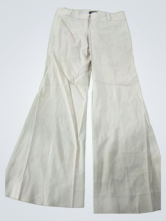 bebe White Flare Pants