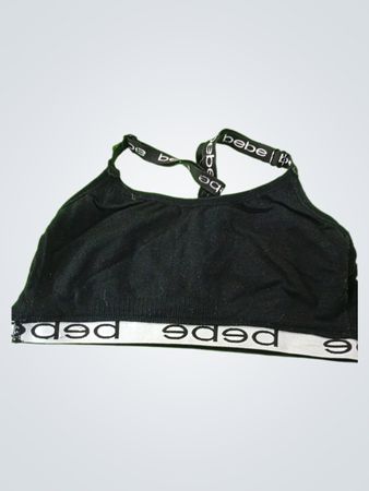 Bebe Black Sports Bra