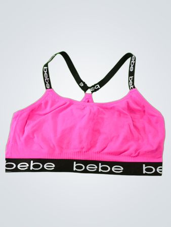 Bebe Pink Sports Bra