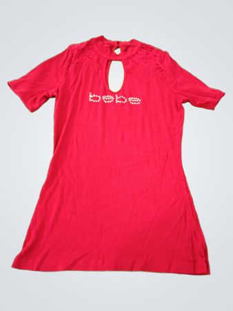 Bobee Red T-Shirt Dress