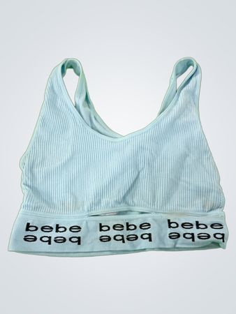 Bebe Ribbed Sports Bra
