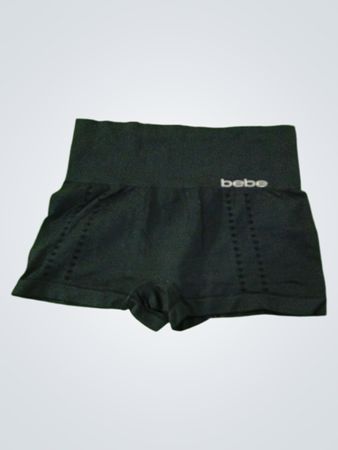 Bebe Black High-Waisted Shorts