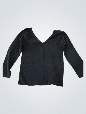 Black Long-Sleeve Top