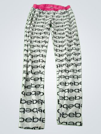Bebe Sleepwear Logo Print Pants