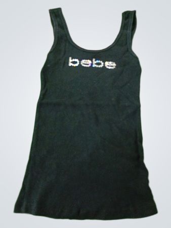 bebe Black Tank Top