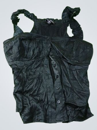 Bebe Black Corset Top