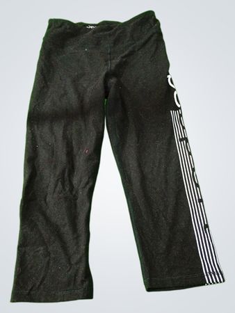 Bebe Black Graphic Leggings