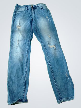 Bebe Distressed Denim Jeans