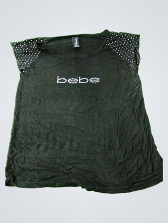 bebe Black Sleeveless Top