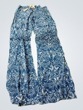 Blue Paisley Pants