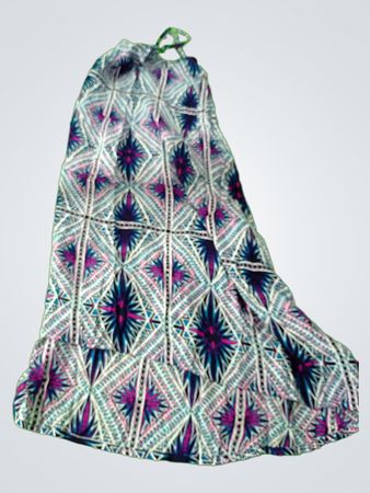 Multicolored Floral Pattern Dress