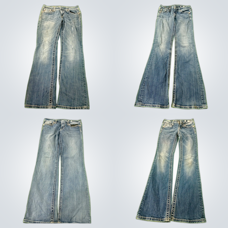 Flared and Skinny Jeans