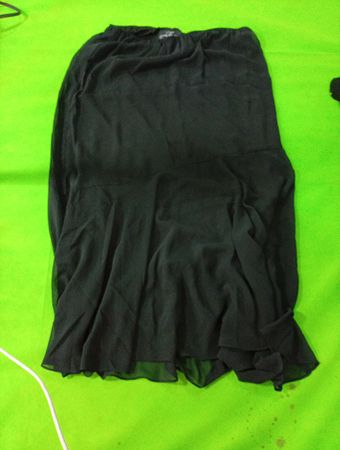 Alex Evenings Black Midi Skirt