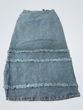 Petite Sophisticate Women's Denim Maxi Skirt