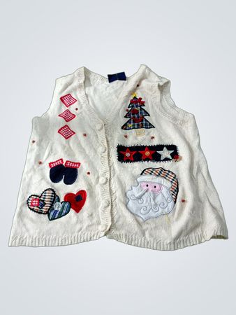 Basic Editions Christmas Sweater Vest