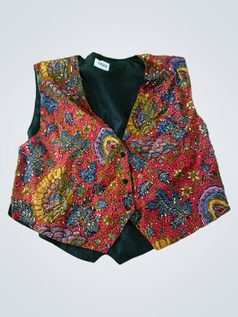 Vest with Beaded Pattern