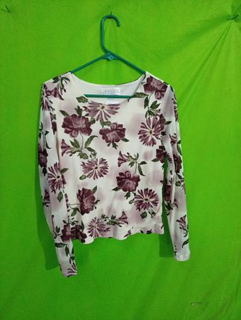 CASUAL CORNER ANNEX Floral Long Sleeve Top