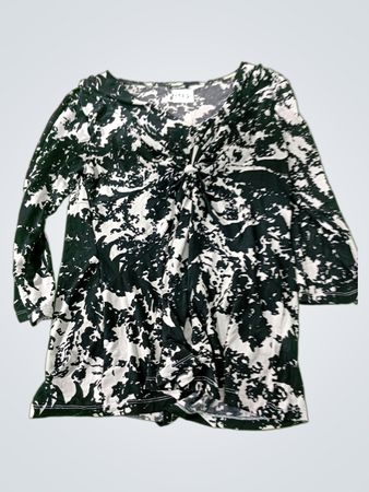 Long sleeve printed top