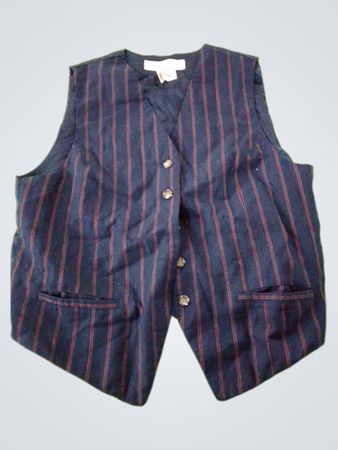 Karen Scott Striped Vest
