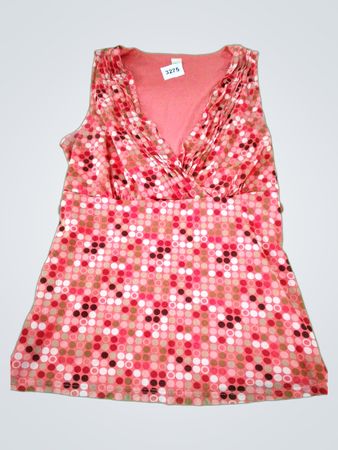 Merona Sleeveless Polka Dot V-Neck Top