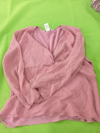 ALLISON TAYLOR Pink Sheer Blouse