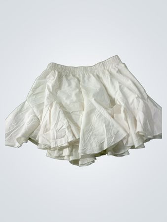 White Ruffled Skirt