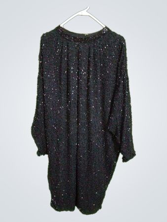 Judith Ann Black Beaded Dress