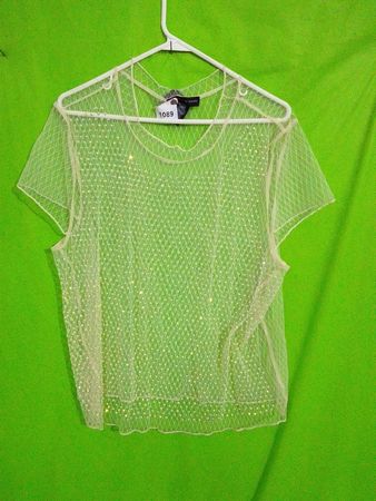 Fashion to Figure Strass-Mesh-Oberteil